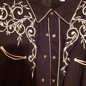 Embroidered western shirt